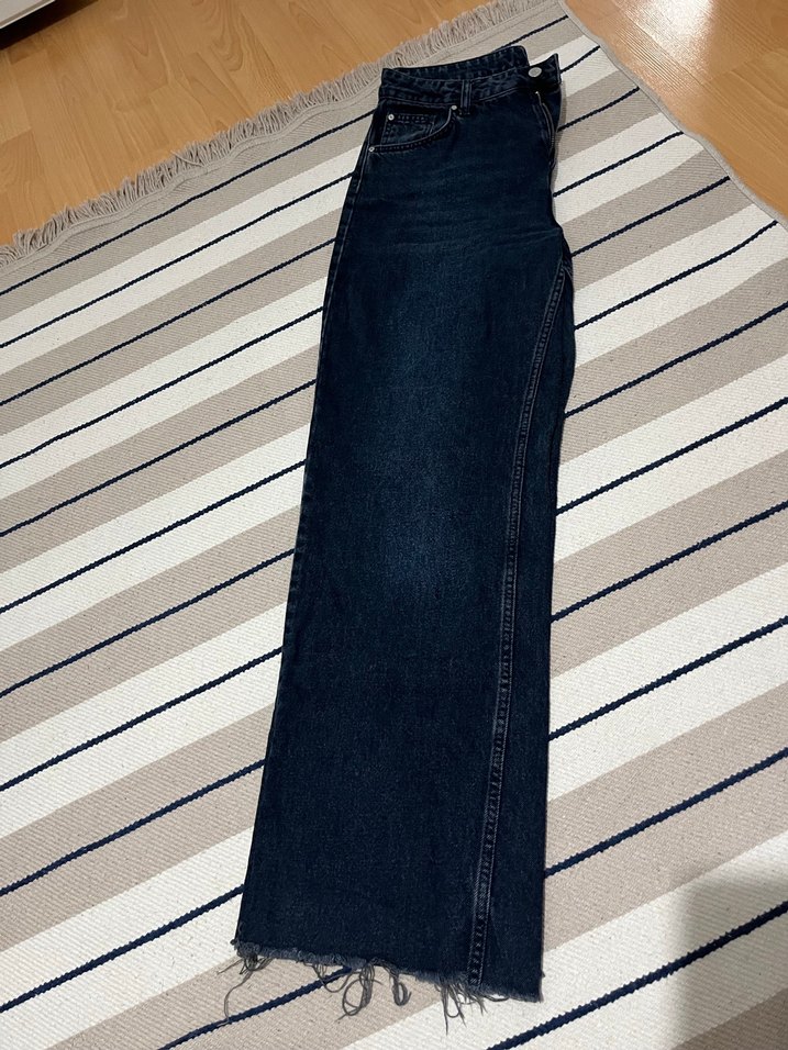 Lacivert Regular Fit Kadın Kot Pantolon - Görsel 2