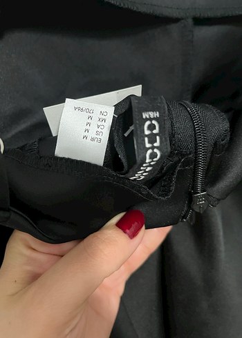 H&M Saten Elbise - Görsel 4