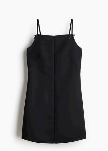 H&M Saten Elbise - Görsel 6