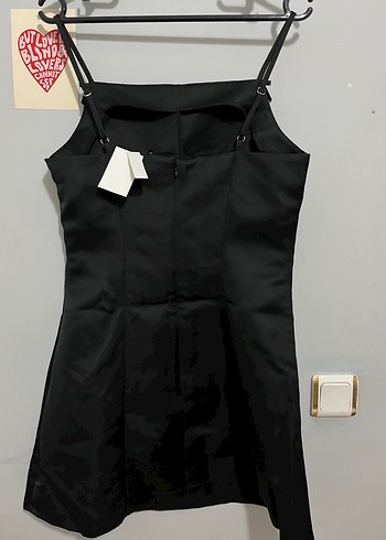 H&M Saten Elbise - Görsel 3