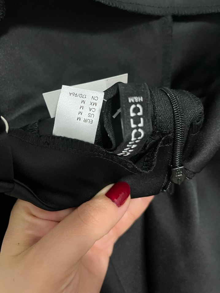 H&M Saten Elbise - Görsel 4