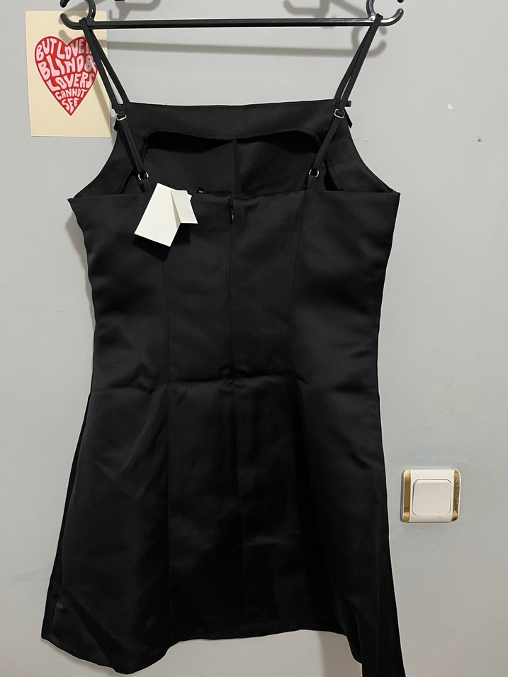 H&M Saten Elbise - Görsel 3