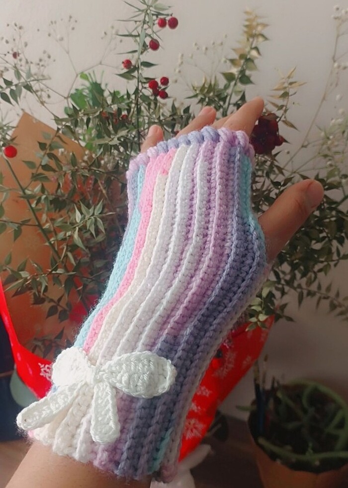 Parmaksız eldiven  - Görsel 3