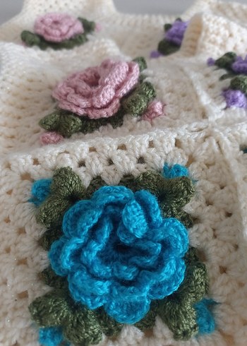 anne kız örgü süveter - Görsel 4