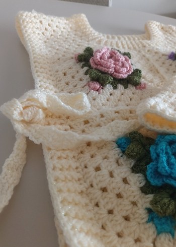 anne kız örgü süveter - Görsel 6