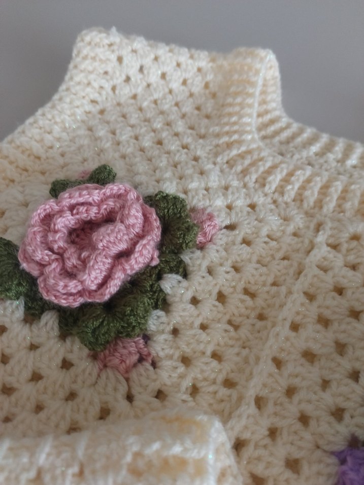 anne kız örgü süveter - Görsel 5