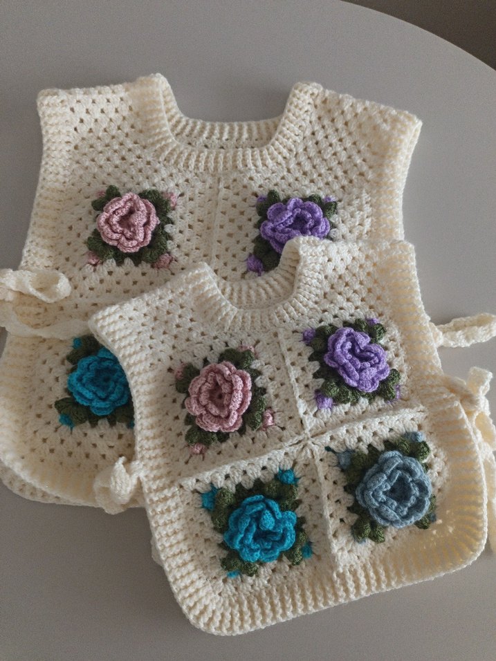 anne kız örgü süveter - Görsel 2