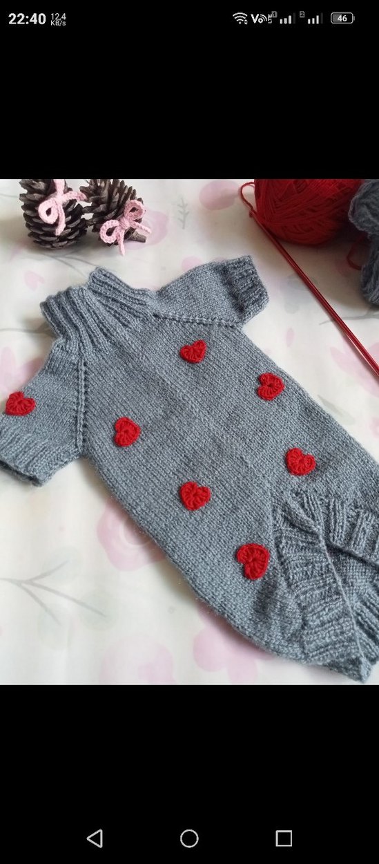 Örgü Köpek Kıyafeti - Görsel 5