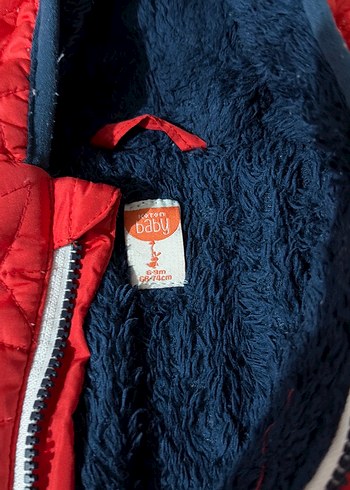 Kırmızı Fermuarlı Bebek Kayak Tulumu - Görsel 3