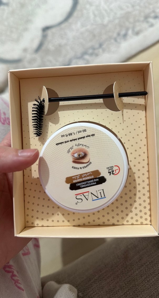 UNAS Kaş Şekillendirici Wax 50 ml Camel - Görsel 2