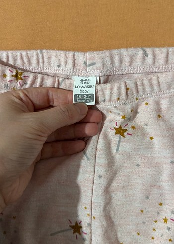 Kız Çocuk Yıldız Desenli Rahat Kesim Tayt - Görsel 2