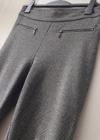 Trendyol & Milla Gri Kadın İspanyol Paça Kumaş Pantolon