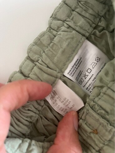 H&M Kız bebek iki tane şort
