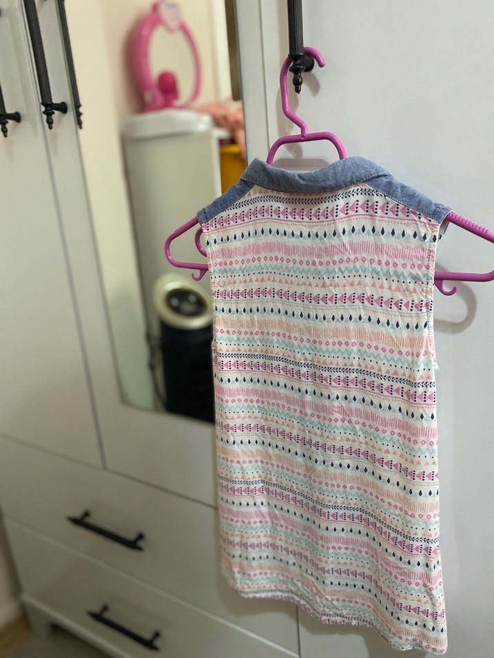 LC Waikiki Kız Çocuk Desenli Elbise - Görsel 5