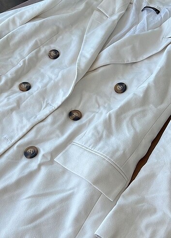 38 Beden beyaz Renk Trendyolmilla Blazer Ceket