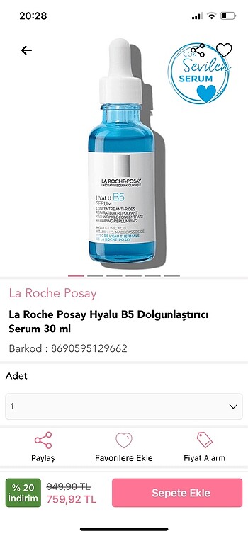 La Roche posta serum b5