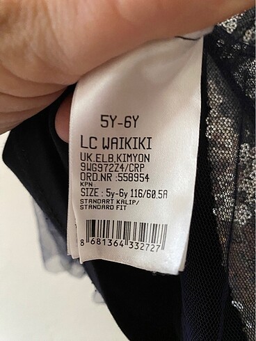 5 Yaş Beden LCW KIZ ELBİSE
