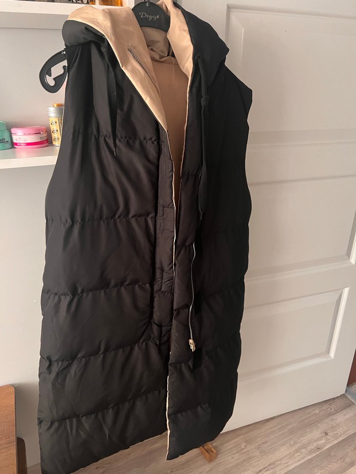 Uzun Kadın Şişme Yelek - Görsel 3