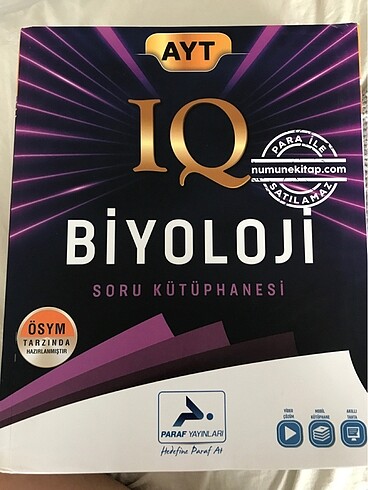 PARAF YAYINLARI AYT BIYOLOJI