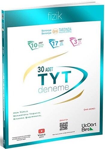 üçdörtbes yayinlari tyt fizik denem