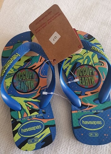 Havaianas kids top holographic - hologramli cocuk parmak arasi t