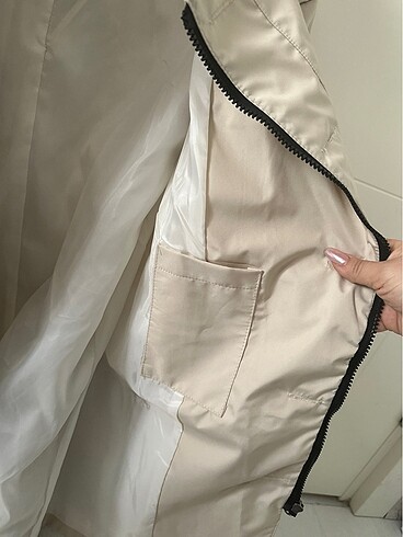 Diğer Erkek m beden taş rengi (vizon) trenchcoat