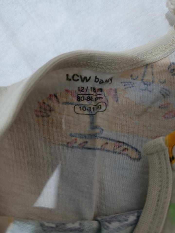 Bebek Erkek Renkli Baskılı Kısa Kollu Tulum - Görsel 2