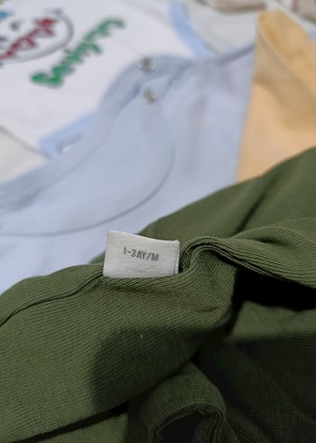 Bebek Erkek Uzun Kollu Pamuklu Çok Renkli Body - Görsel 5