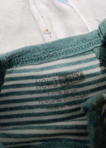 Mavi Uzun Kollu Bebek Body - Görsel 2