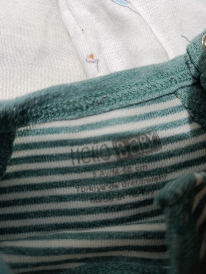 Mavi Uzun Kollu Bebek Body - Görsel 2