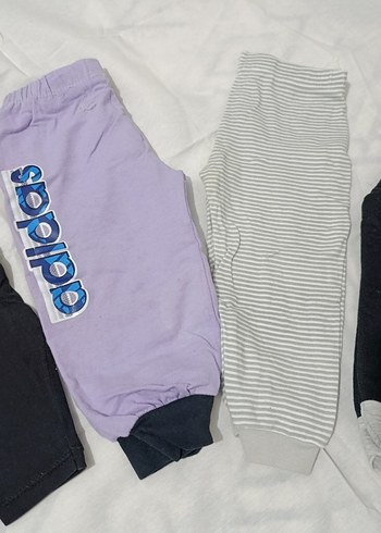 Mor Adidas Erkek Çocuk Rahat Pantolon
