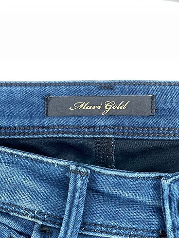 34 Beden mavi Renk Mavi Jean / Kot %70 İndirimli.