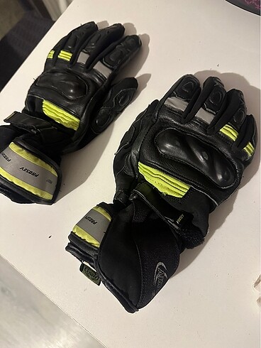 S Beden AROSEV Marka Korumalı Fosforlu Motosiklet Eldiveni - Görsel 5