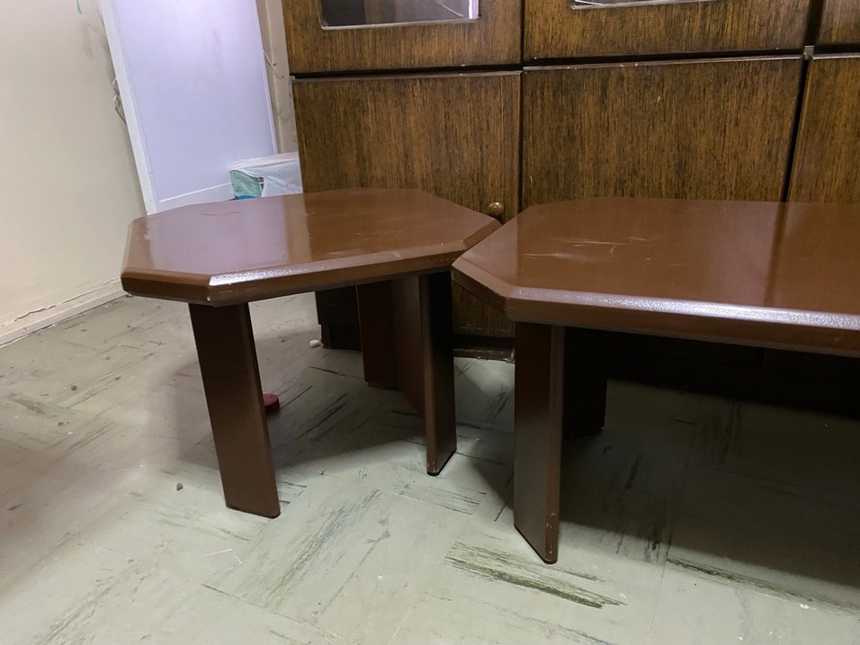 Kahverengi üçlü Masa Takımı - Görsel 4