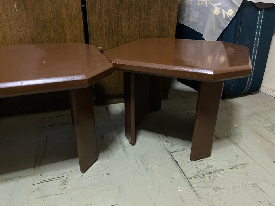 Kahverengi üçlü Masa Takımı - Görsel 3