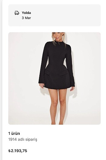 Vossy yacht kısa elbise - Görsel 11