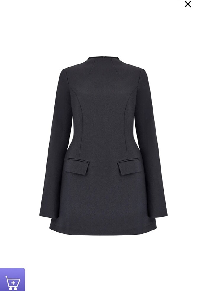 Vossy yacht kısa elbise - Görsel 3