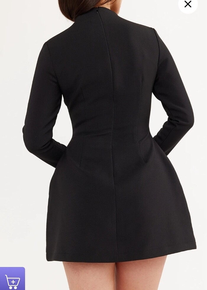 Vossy yacht kısa elbise - Görsel 4