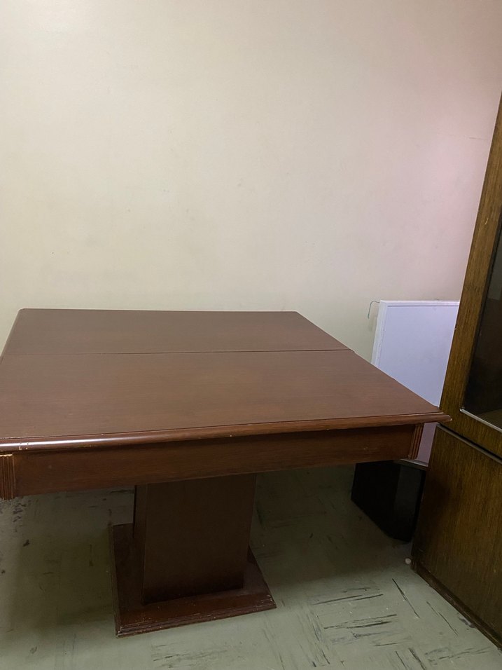 Kahverengi açılabilir yemek masası - Görsel 2