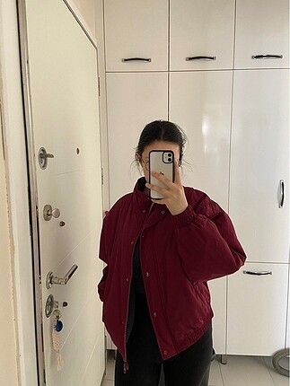Pull&Bear Dik yaka Mont