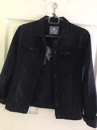 Pull and Bear Siyah Kot Ceket