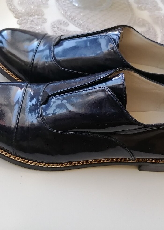 Klasik tergan deri ayakkabı - Görsel 2