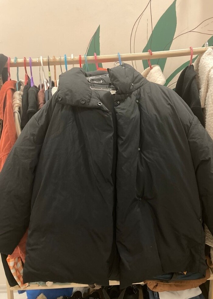 Mango şişme mont - Görsel 3