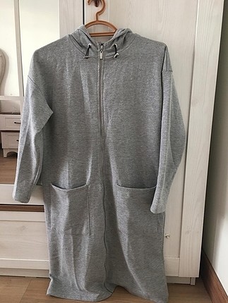 Tunik boy fermuarlı sweat