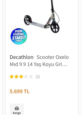 Beden Scooter Oxelo mid 9