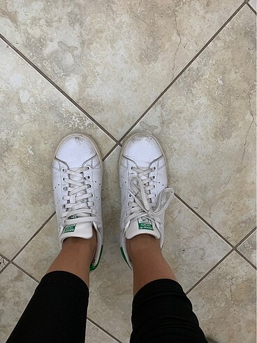 #adidas stan smith beyaz spor ayakkabı