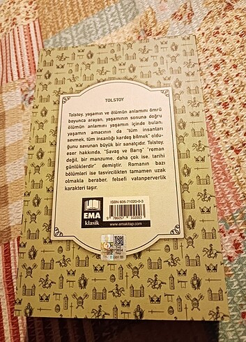  Beden Savaş ve Barış Tolstoy 