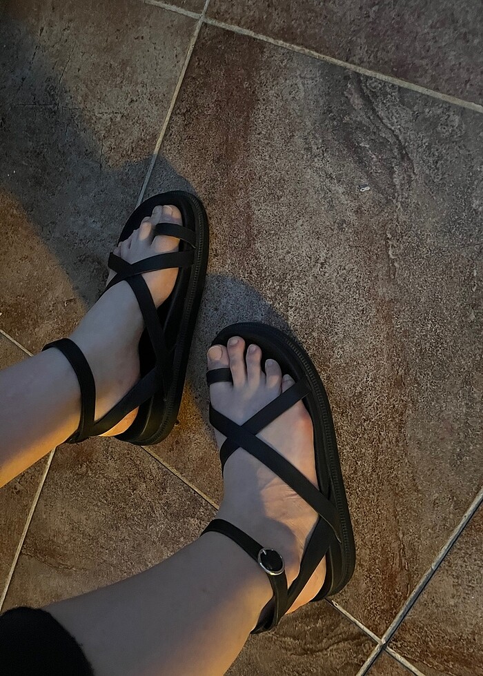 Pull and bear sandalet - Görsel 5