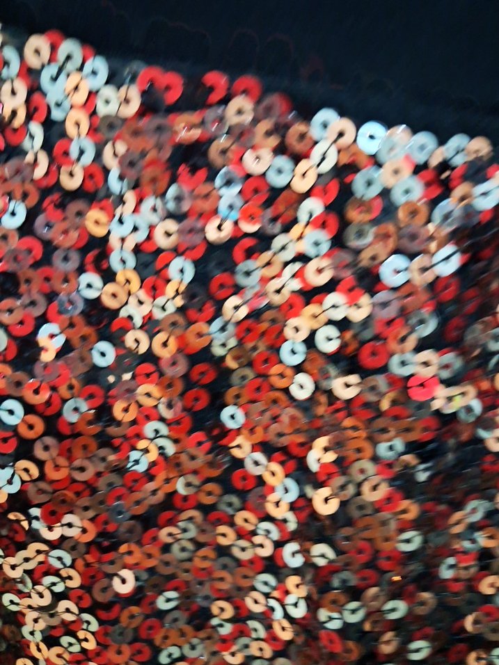 Parlak Payetli Kemerli Mini Etek - Görsel 5