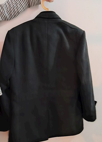 Gri Midi Boy Düğmeli Erkek Kaban - Görsel 2